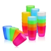 Kubek kubki plastkowe dla dzieci do przedszkola szkoły kpl. 30 szt 250ml mix kolor sg